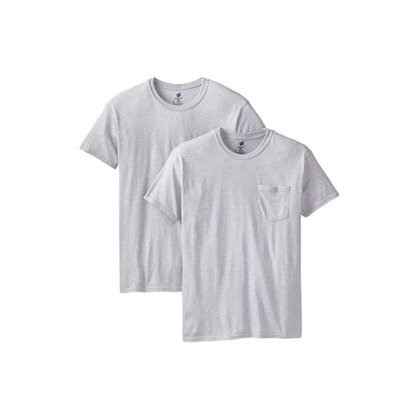 Hanesbrands 2PK MED BLKGRY TShirt 2176P2-M - main